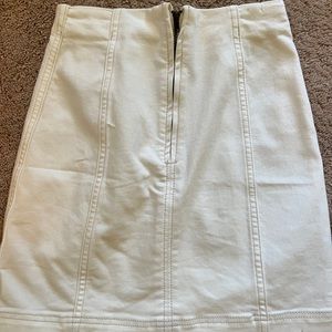 Free people white skirt